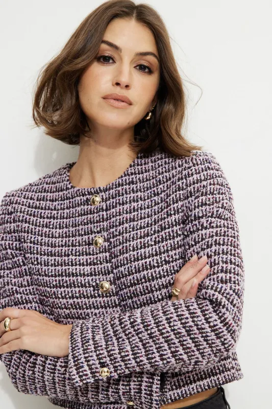 Margaux Tweed Blazer sold by Dynamite
