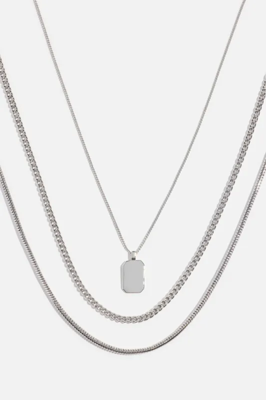 3-Pack Medallion Necklaces sold by Dynamite