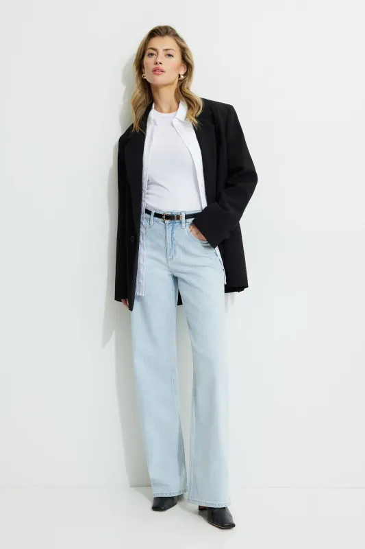 Heidi Wide Leg Jeans sold by Dynamite