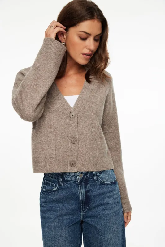 Heavenlyarn™ Abbey Cropped Cardigan sold by Dynamite
