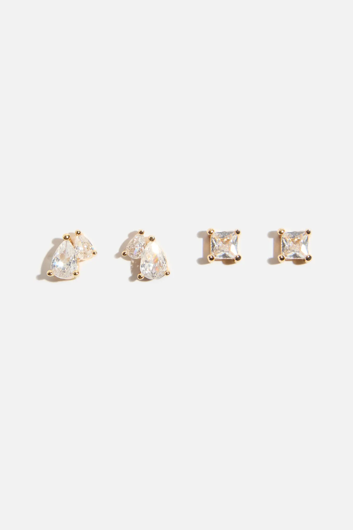 2-Pack Gem Stud Earrings sold by Dynamite