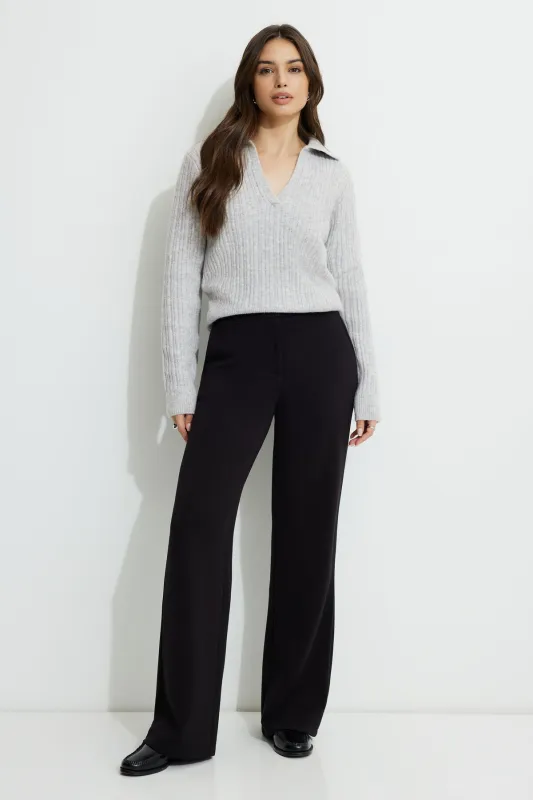 Alex Anywear Scuba Wide Leg Pants sold by Dynamite