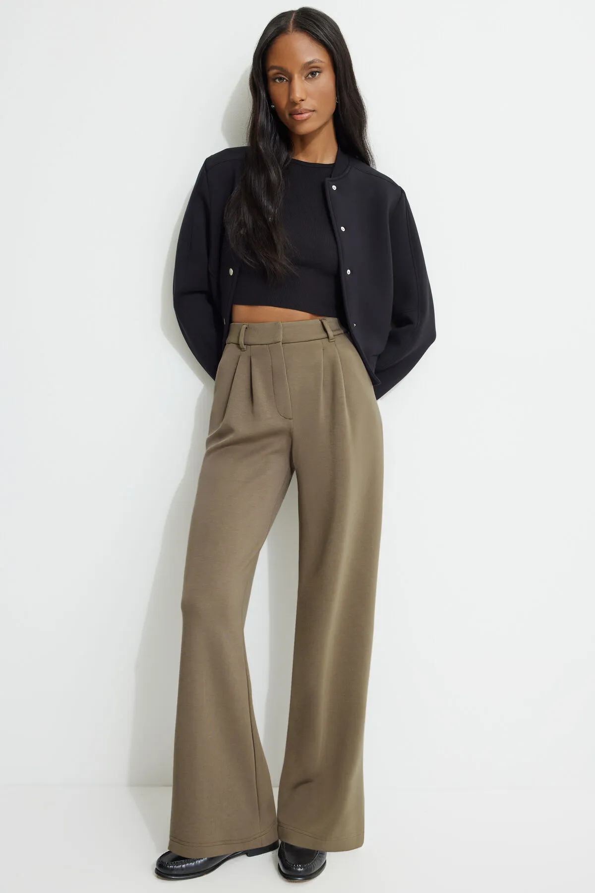 Alex Anywear Scuba Wide Leg Pants sold by Dynamite