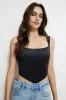 Julia Satin Corset Top sold by Dynamite