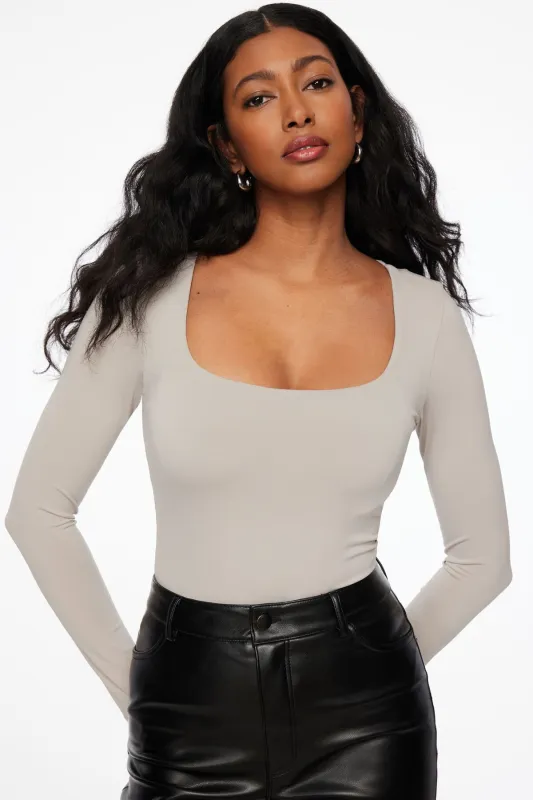 Maren Sculpt Square Neck Bodysuit sold by Dynamite