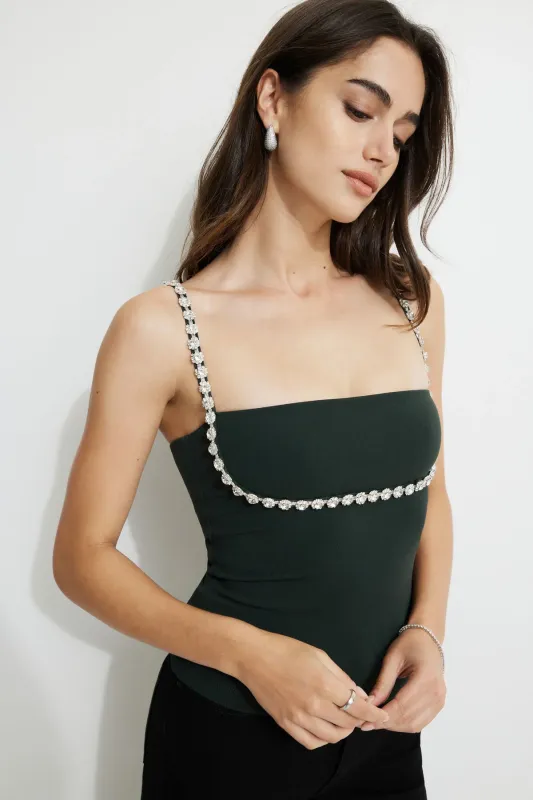 Aurora Embellished Tank Top sold by Dynamite