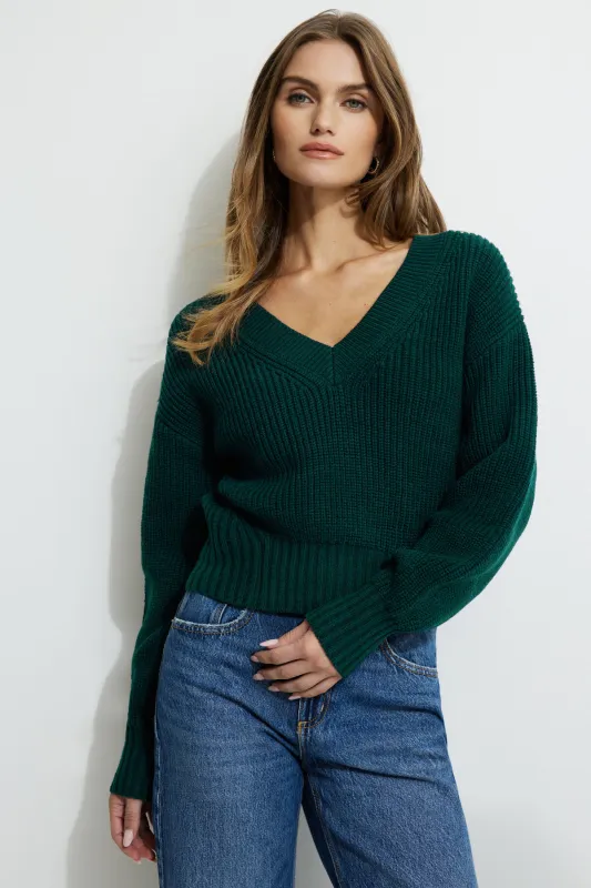 Stephanie Cinched Waist Sweater sold by Dynamite