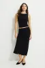 Picot Midi Slip Skirt sold by Dynamite