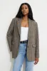 Diana Plaid Oversized Blazer sold by Dynamite