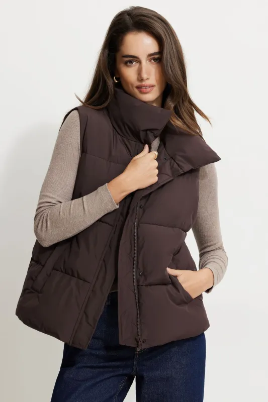 Quilted Puffer Vest sold by Dynamite