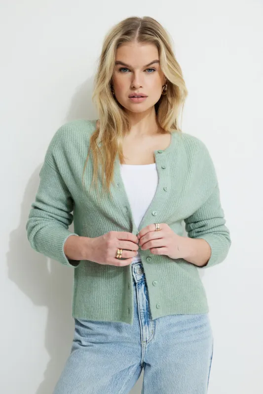 Light Boxy Cardigan sold by Dynamite