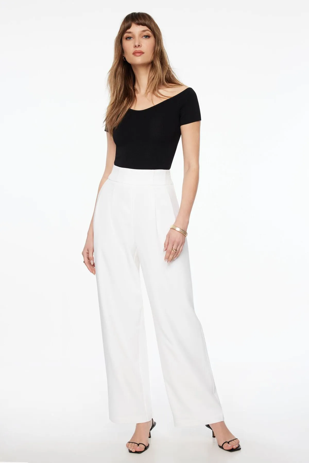 High Waisted Wide Leg Pants sold by Dynamite