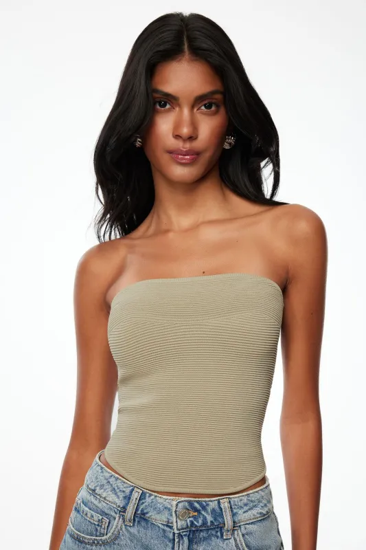 Ribbed Tube Top sold by Dynamite