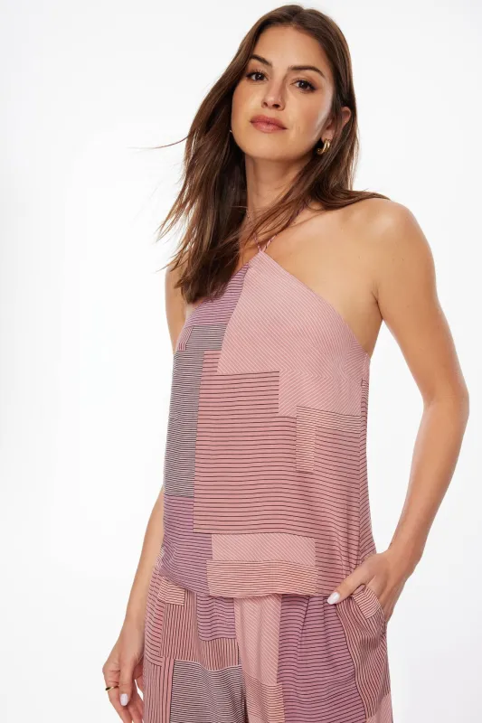 Printed Halter Top sold by Dynamite