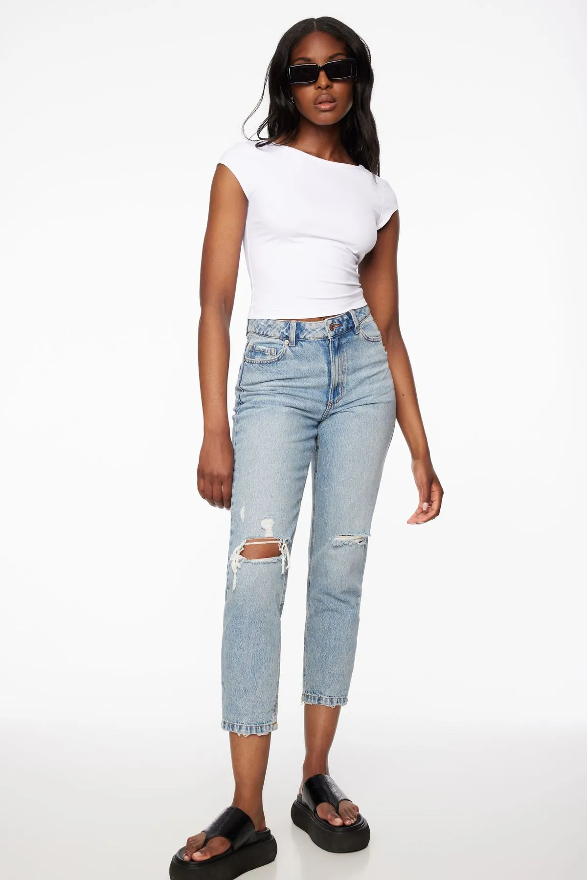 Claudia Ultra High Waisted Jeans sold by Dynamite