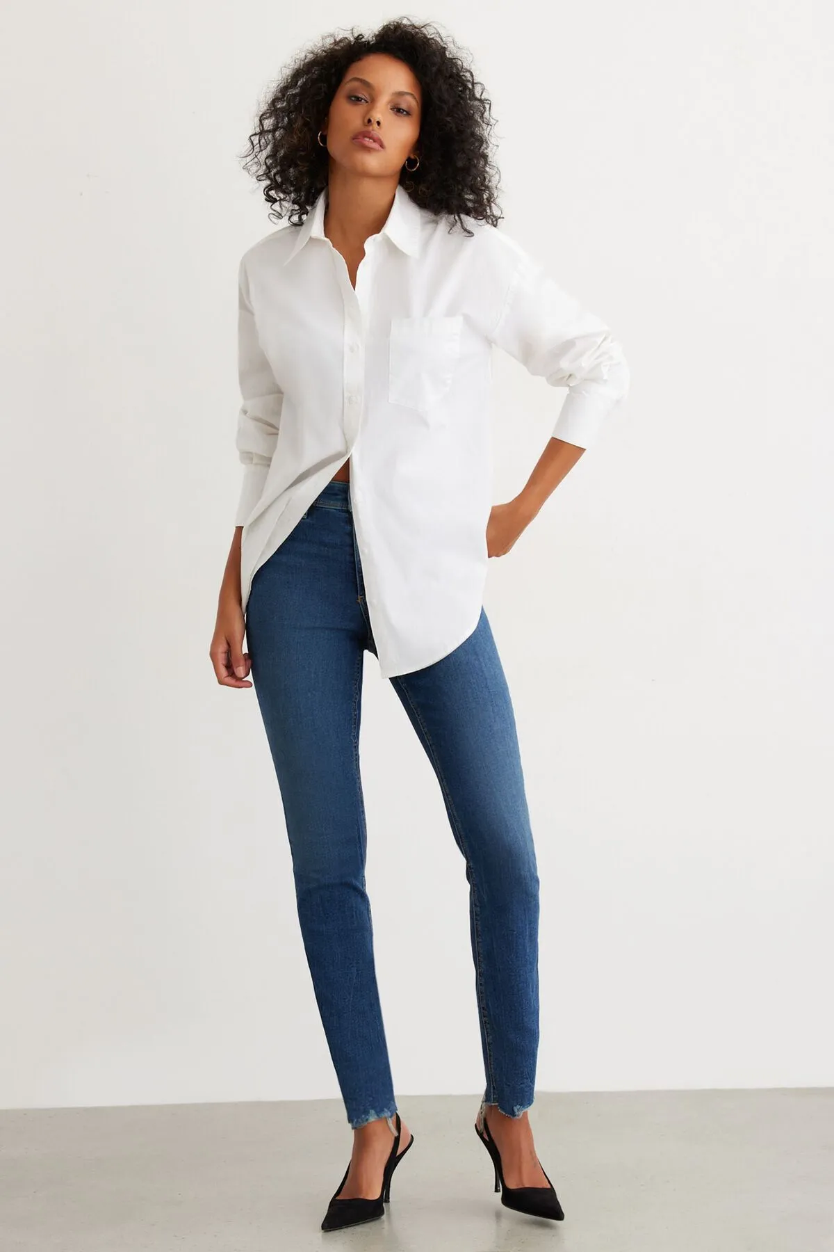 Kate High Waist Skinny Jeans sold by Dynamite