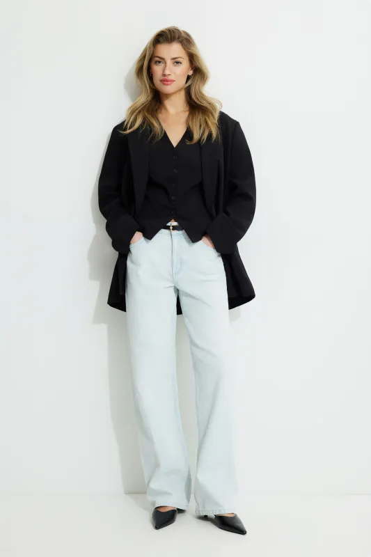 Mika Relaxed Straight Jeans sold by Dynamite