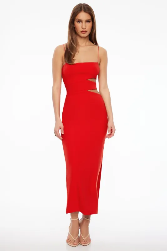 Side Cut Out Midi Dress sold by Dynamite