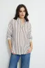 Frida Striped Airflow Shirt sold by Dynamite
