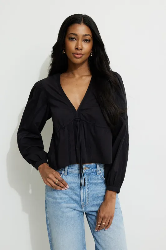 Balloon Sleeve Blouse sold by Dynamite