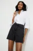 Charlie Drawstring Denim Shorts sold by Dynamite