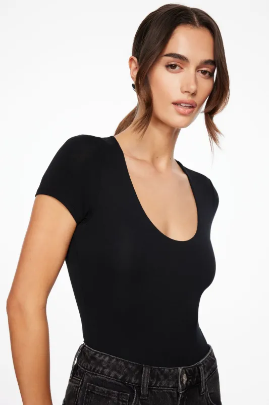 Hayden Scoop Neck Bodysuit sold by Dynamite