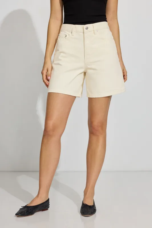 Charlie A-Line Denim Shorts sold by Dynamite