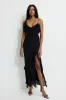 Ruffled Chiffon Maxi Dress sold by Dynamite
