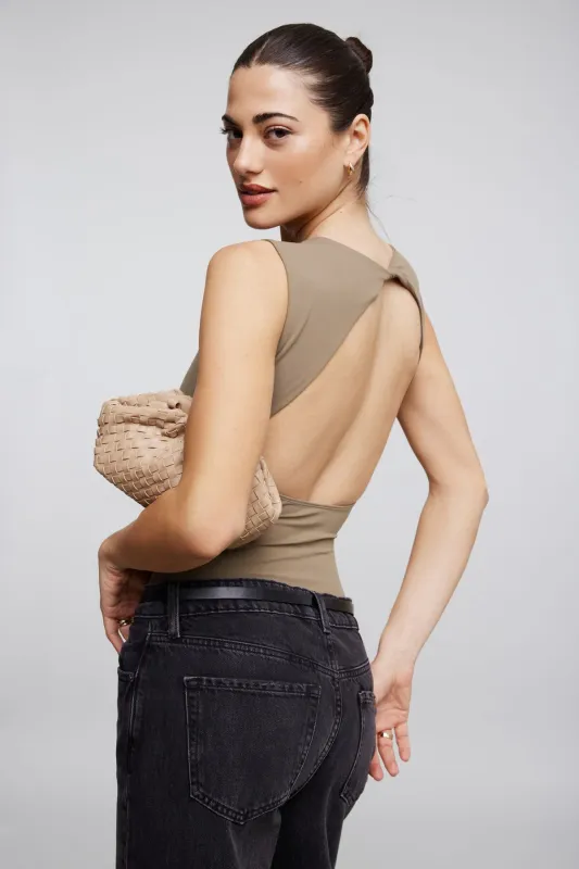 Softform Open Back Bodysuit sold by Dynamite