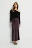 Cary Satin Slip Maxi Skirt sold by Dynamite