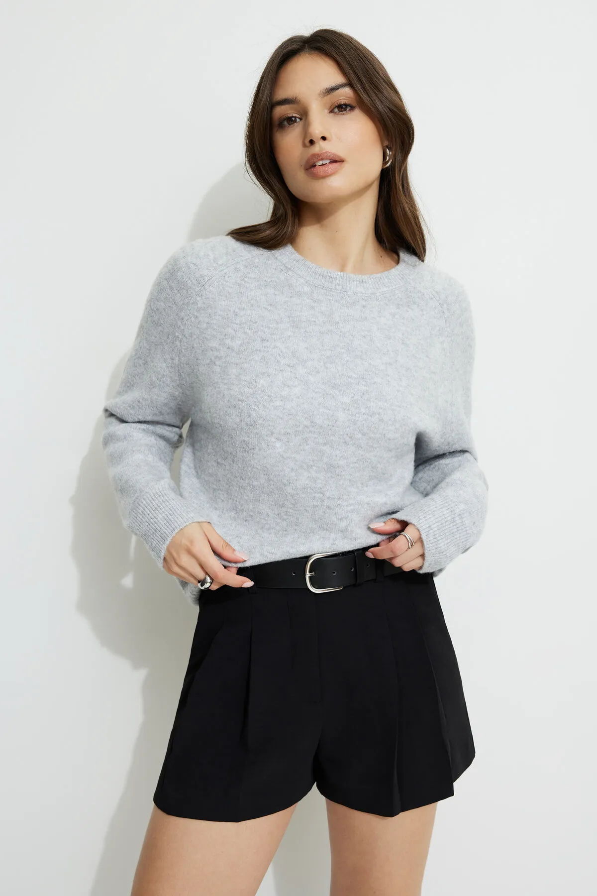 Raglan Crewneck Sweater sold by Dynamite