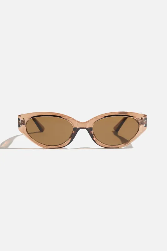 Slim Cat Eye Sunglasses sold by Dynamite