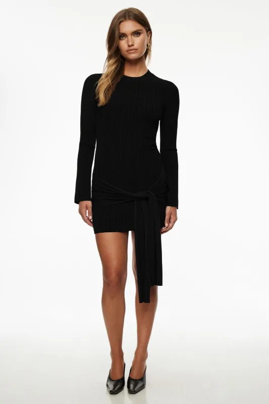 Side Tie Mini Dress sold by Dynamite