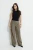 Sofia Pleated Straight Pants sold by Dynamite