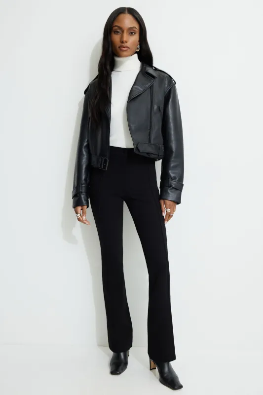 Front Seam Flared Leggings sold by Dynamite