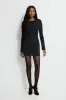 Ribbed Metallic Mini Dress sold by Dynamite