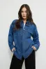 Oversized Tencel Denim Shirt sold by Dynamite
