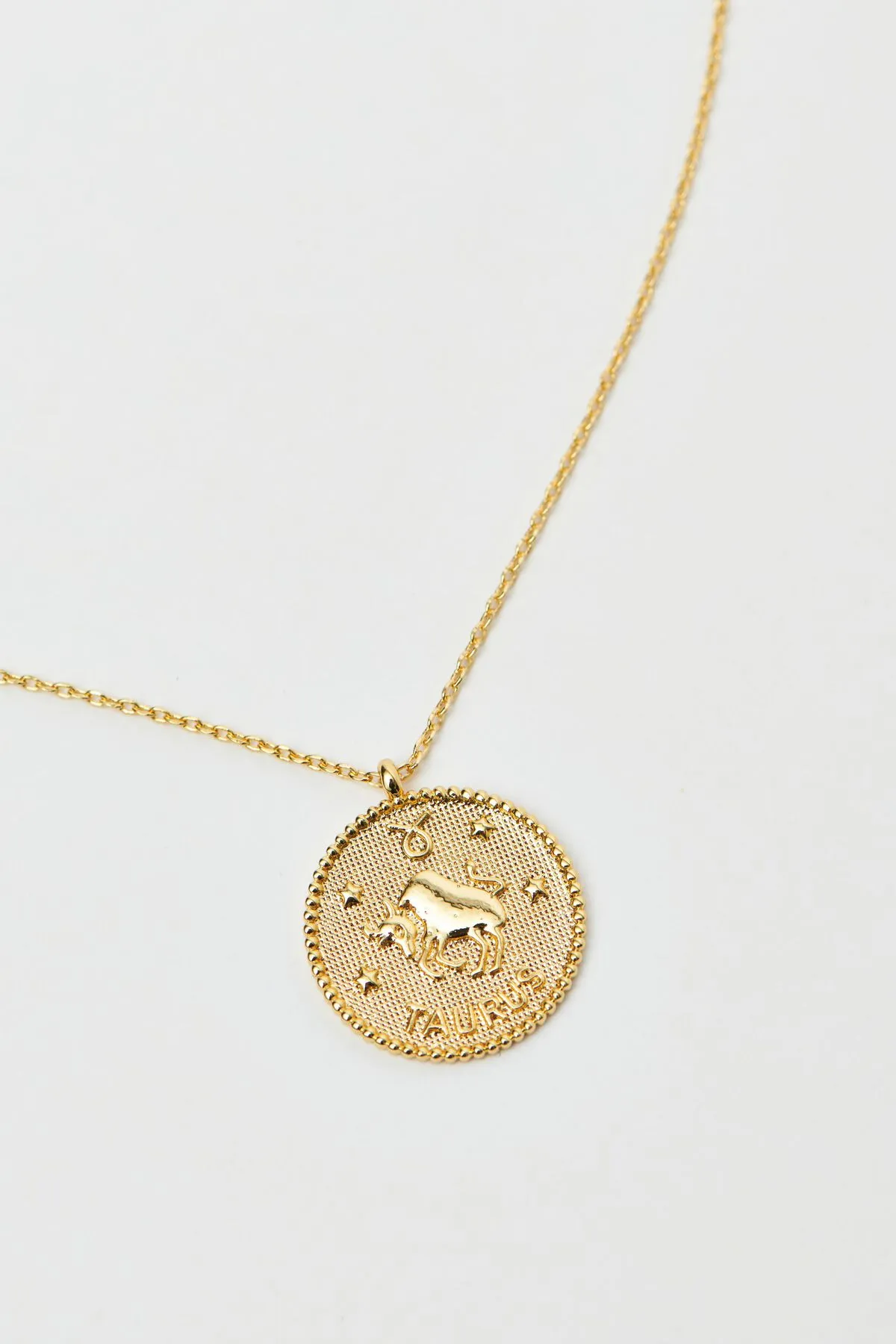14K Gold Plated Zodiac Necklace sold by Dynamite