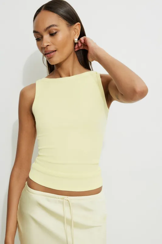 Nola Ribbed Tank Top sold by Dynamite