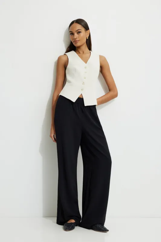 Wide Leg Pull On Pants sold by Dynamite