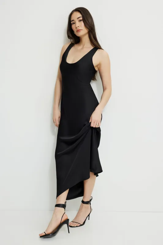 Roux Satin Maxi Slip Dress sold by Dynamite