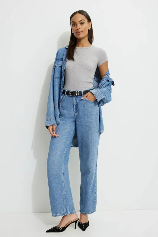 Sydney Baggy Straight Tencel™ Jeans sold by Dynamite
