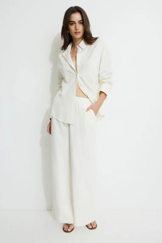 Leo Wide Leg Linen Pants sold by Dynamite