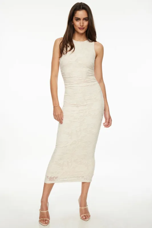 Jacquard Floral Maxi Dress sold by Dynamite