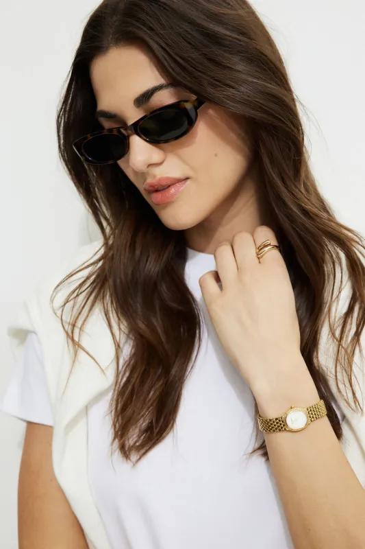 Super Slim Oval Sunglasses sold by Dynamite