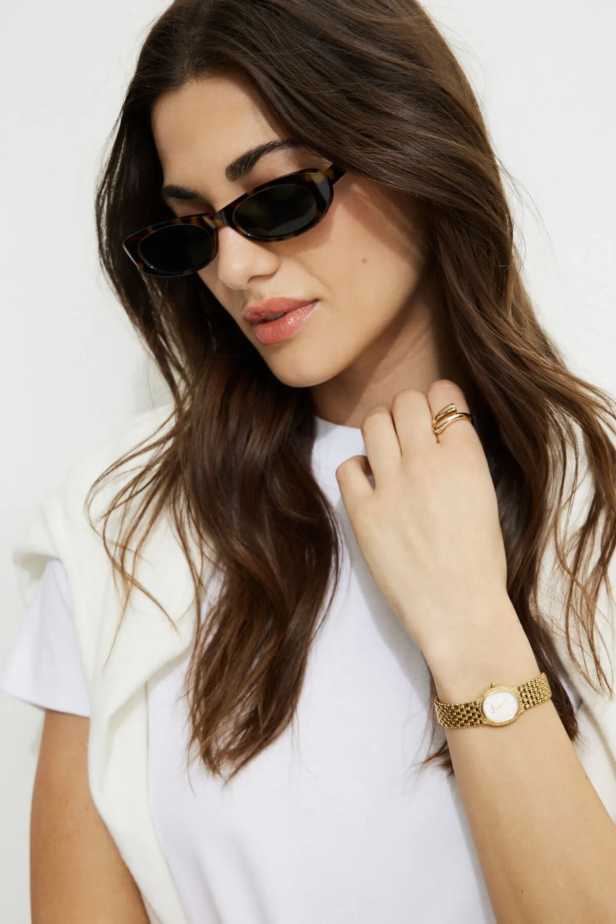 Super Slim Oval Sunglasses sold by Dynamite