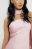Satin Mini Tube Dress With Scarf sold by Dynamite