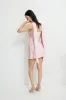 Satin Mini Tube Dress With Scarf sold by Dynamite