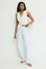 Mika Mid Rise Relaxed Straight Leg Jeans sold by Dynamite