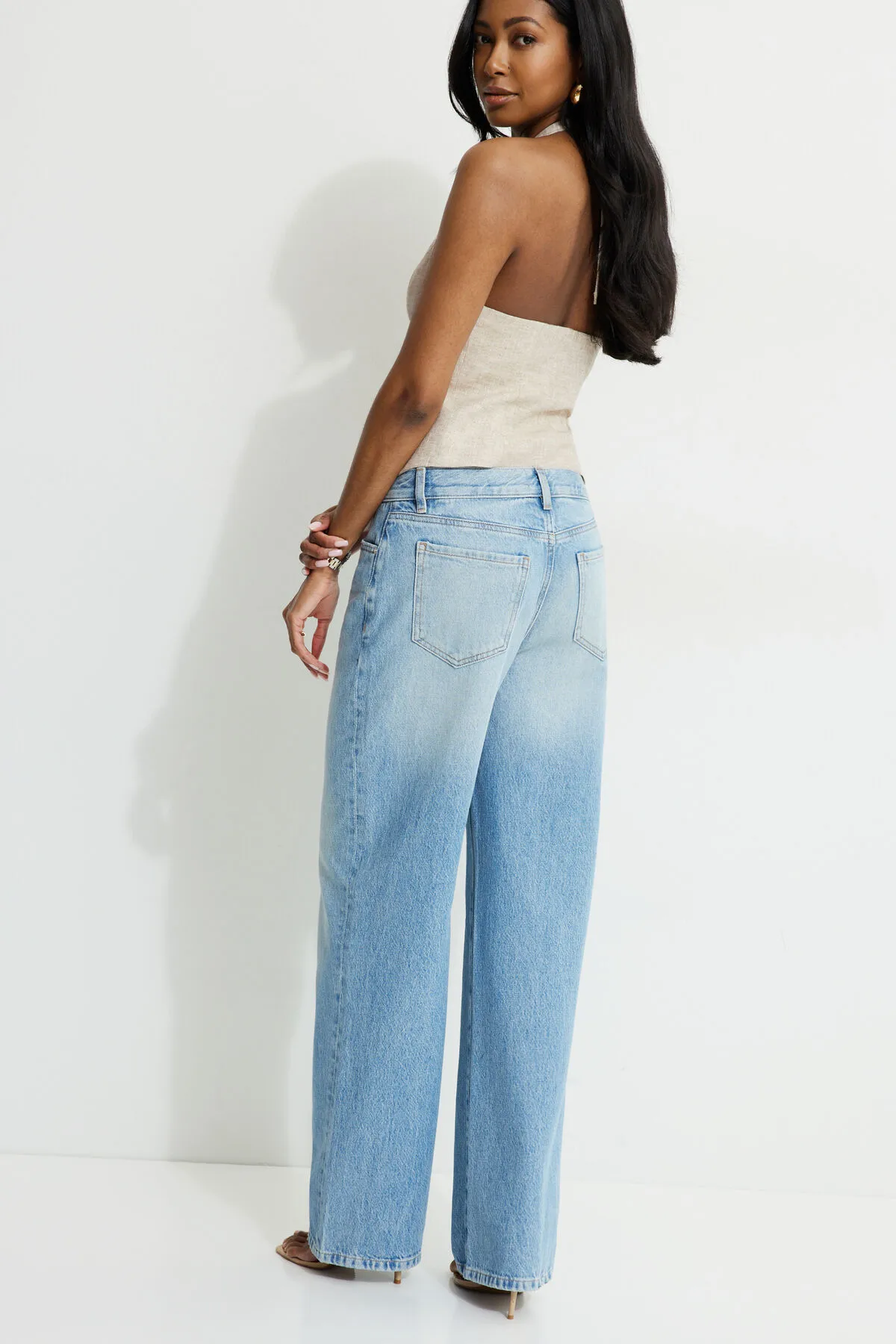 Sydney Mid Rise Baggy Fit Jeans sold by Dynamite product image thumbnail 5